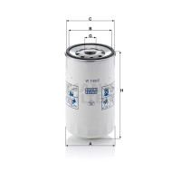 Фильтр масляный MANN-FILTER W 1160/5